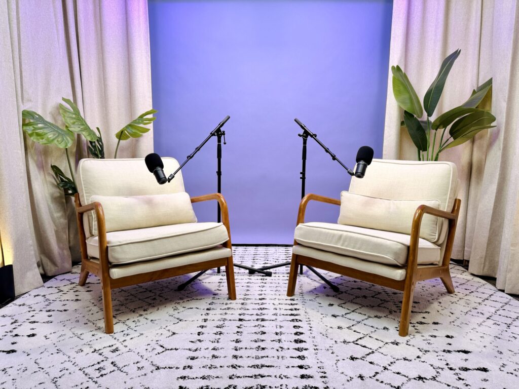 Purpel Studios Burbank purple set