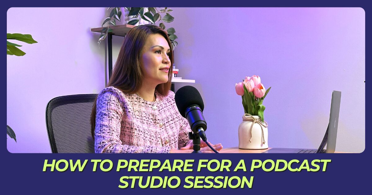 podcast studio session preparation